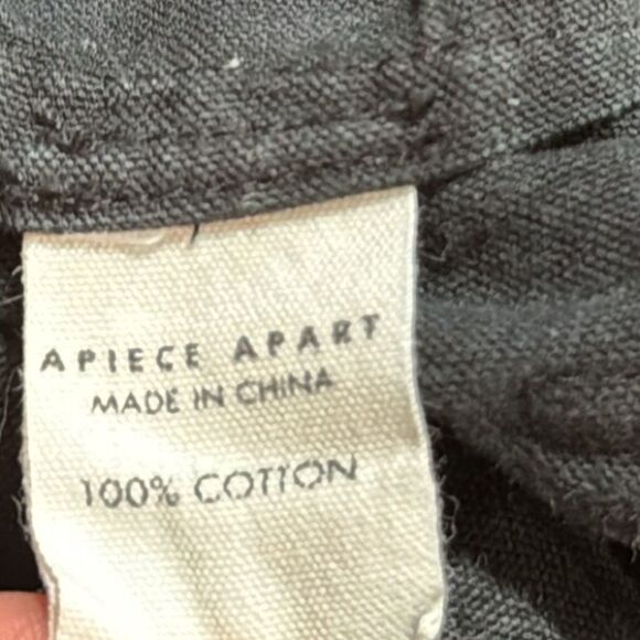 Apiece Apart CHINO MERIDA PANT in black 8 - Picture 5 of 5